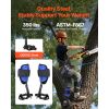 Tree Climbing Spikes Set, Height-Adjustable Tree Climbing Gear with Straps & Harness, 350 lbs Load Capacity