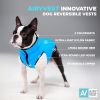 Lightweight Reversible Winter Dog Coat M Size Black Blue Warm Dog Jacket Water Resistant Windproof Dog Jacket for Medium Dogs Comfortable Dog Vest